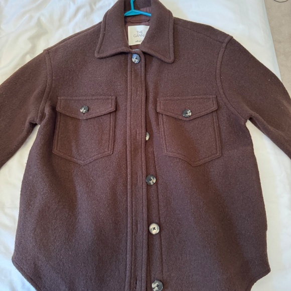Aritzia Ganna Jacket in Rich Mocha Brown - Picture 3 of 7